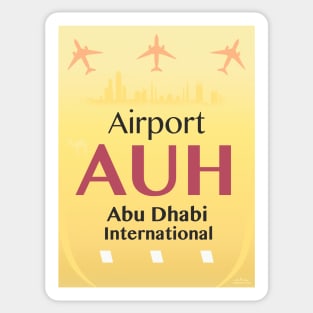 AUH Abu Dhabi airport Sticker